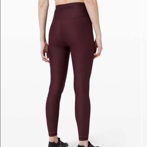 NWOT Lululemon Zoned In Tight 27" Cassis